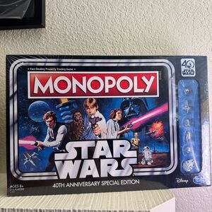 Monopoly Star Wars 40th Anniversary Special Edition Board Game Brand New Sealed